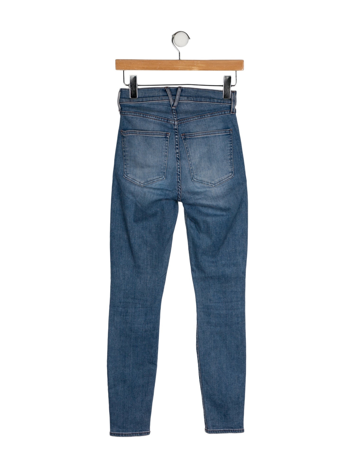 Veronica Beard High-Rise Skinny Leg Jeans