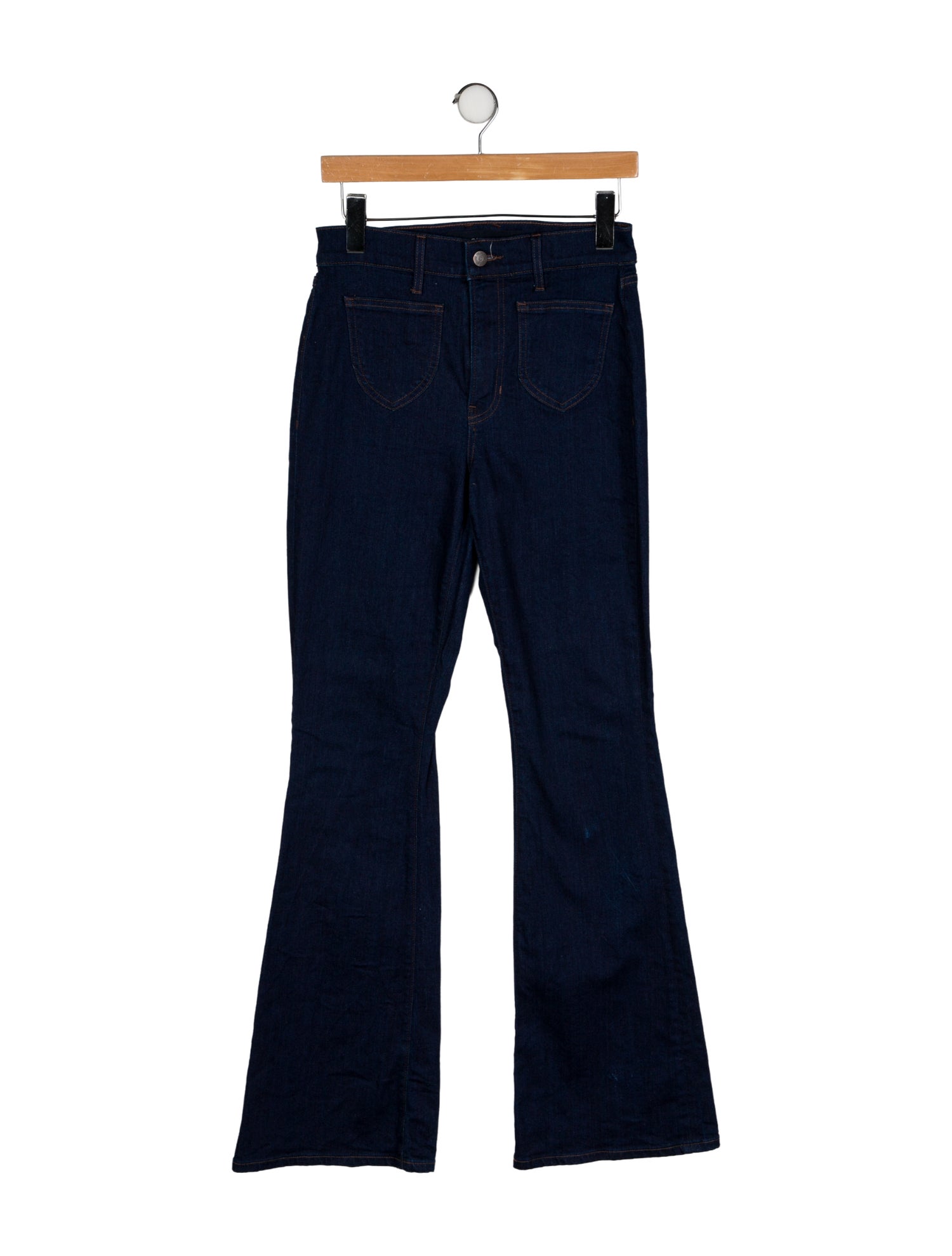Veronica Beard High-Rise Wide Leg Jeans