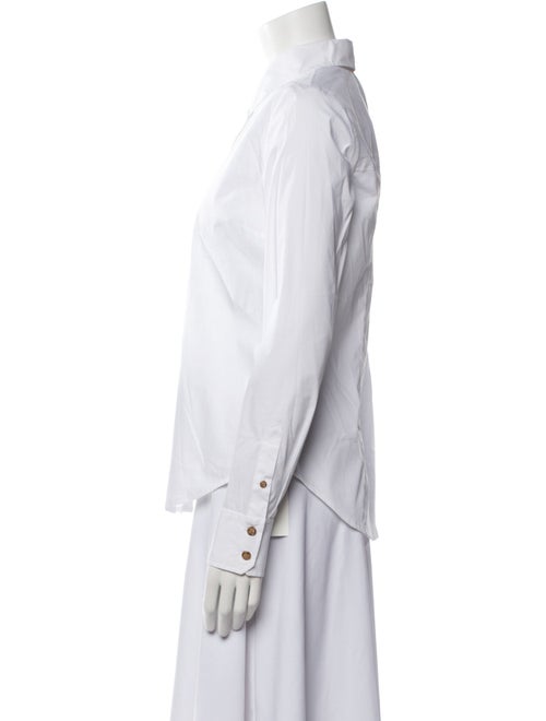 Veronica Beard Long Sleeve Button-Up Top