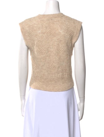 Veronica Beard Baby Alpaca V-Neck Sweater