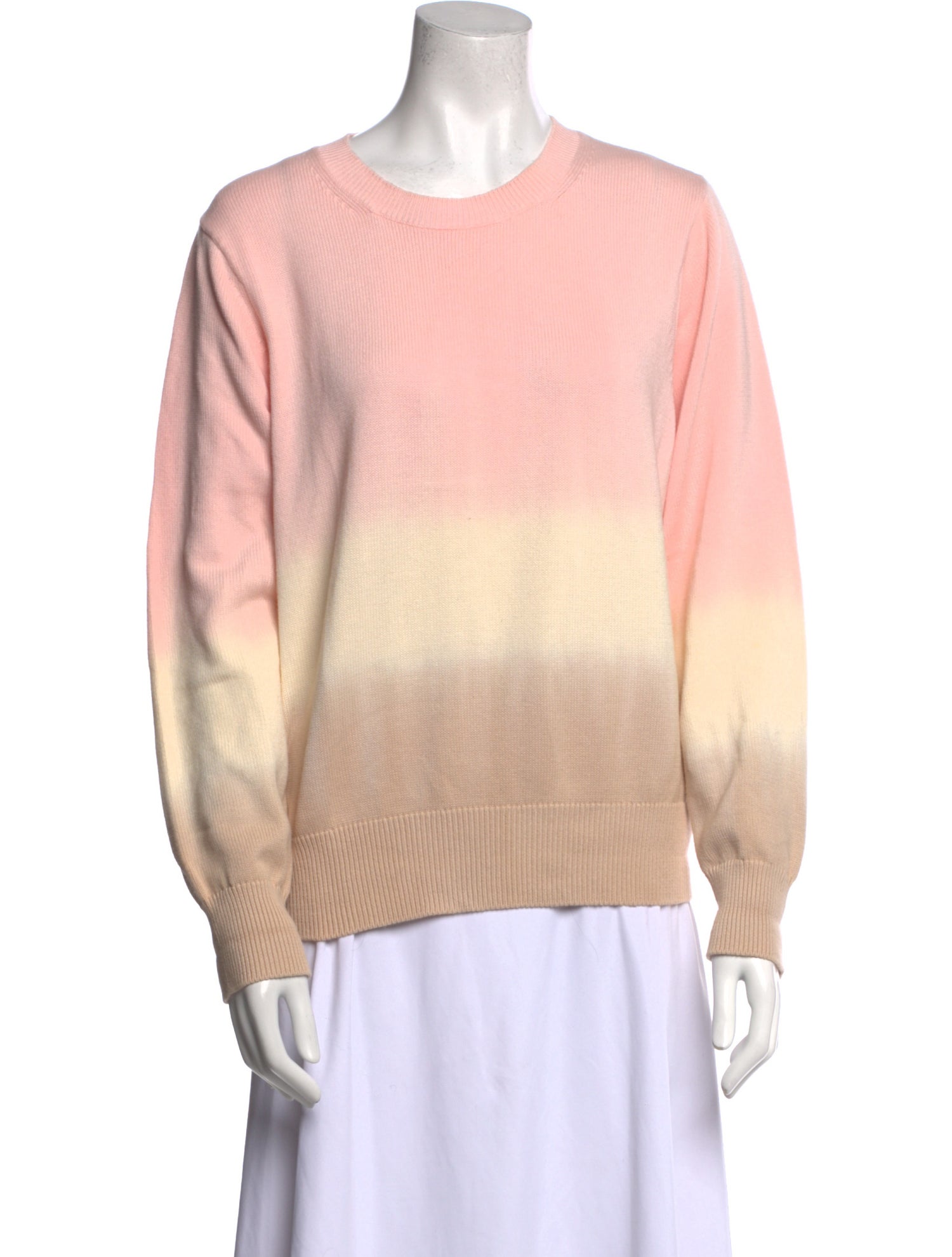 Veronica Beard Tie-Dye Print Crew Neck Sweatshirt