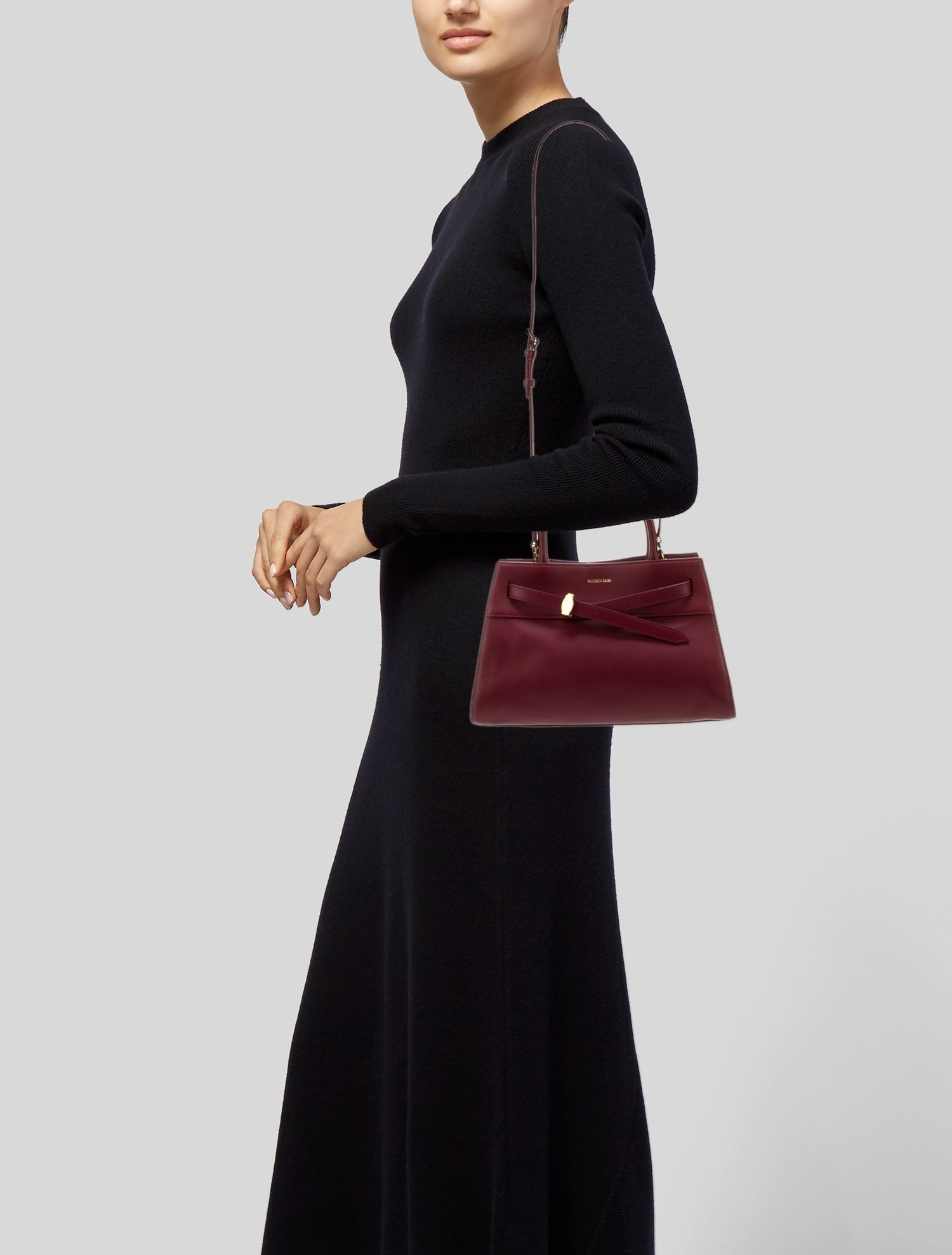 Veronica Beard Leather Top Handle Bag