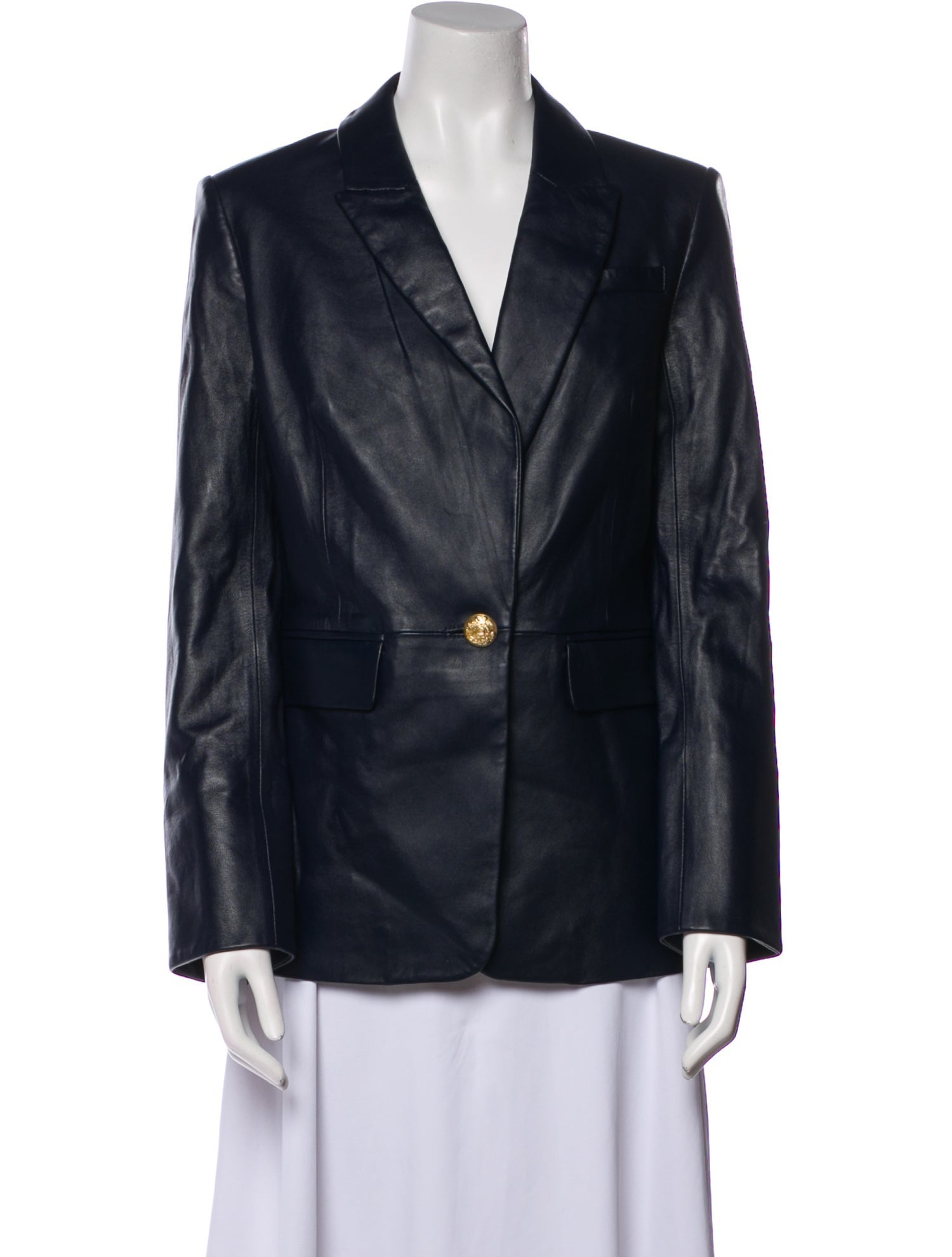 Veronica Beard Lamb Leather Blazer w/ Tags