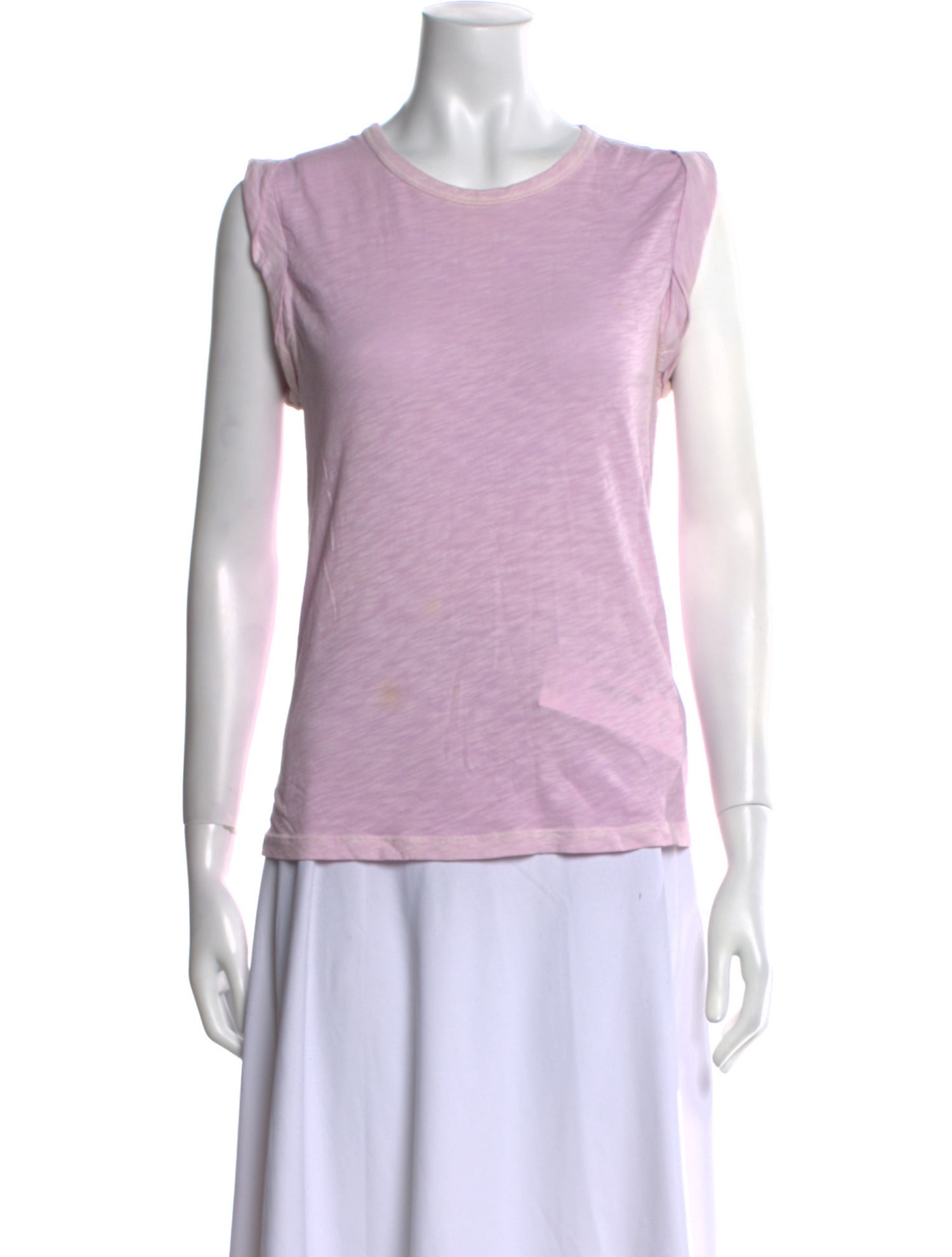 Veronica Beard Crew Neck Sleeveless T-Shirt