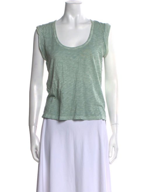 Veronica Beard Scoop Neck Sleeveless T-Shirt