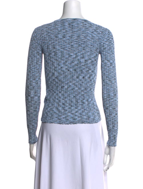 Veronica Beard Crew Neck Long Sleeve Top