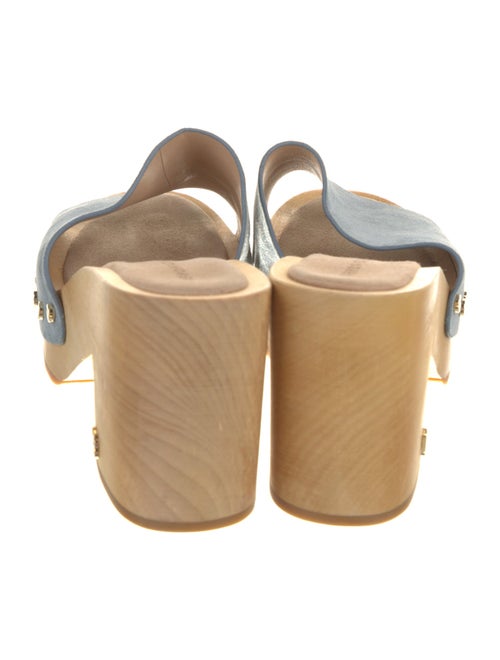 Veronica Beard Suede Studded Accents Slides