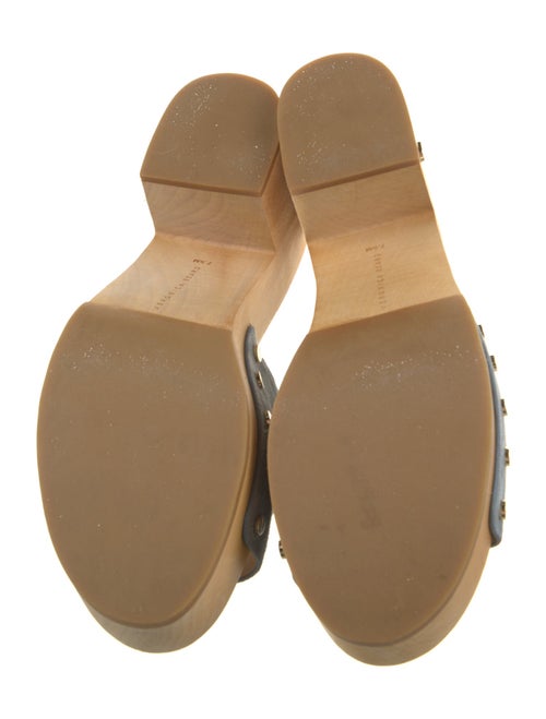 Veronica Beard Suede Studded Accents Slides