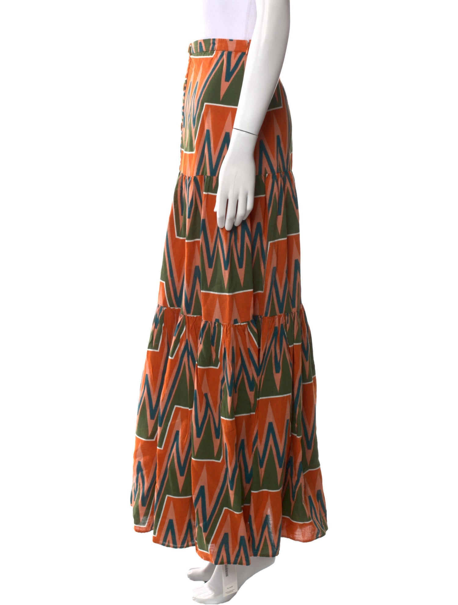 Veronica Beard Linen Long Skirt