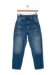 Veronica Beard Mid-Rise Straight Leg Jeans