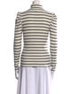 Veronica Beard Striped Turtleneck Top