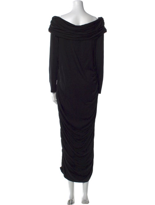 Veronica Beard Off-The-Shoulder Long Dress