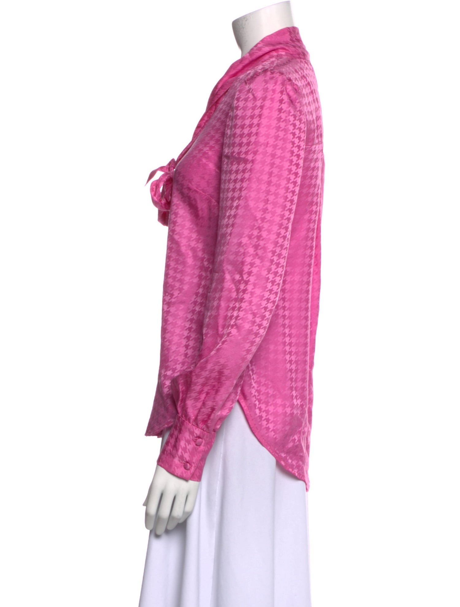 Veronica Beard Silk Tie Neck Blouse