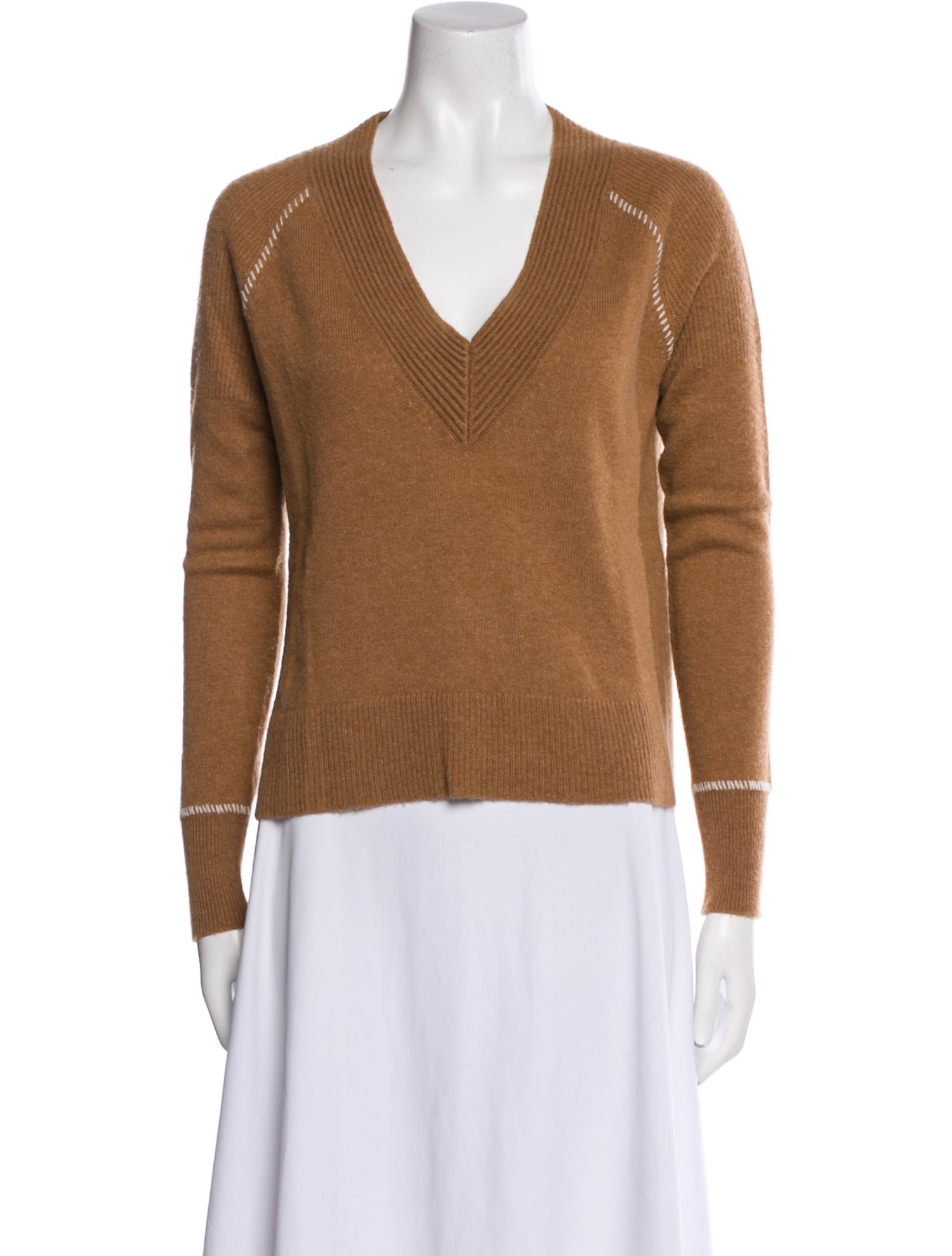 Veronica Beard Cashmere V-Neck Sweater
