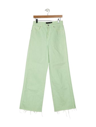 Veronica Beard High-Rise Wide Leg Jeans