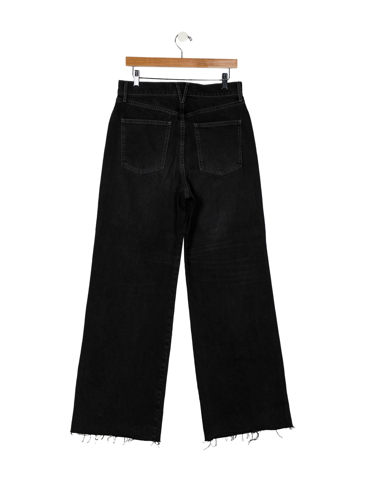 Veronica Beard High-Rise Wide Leg Jeans
