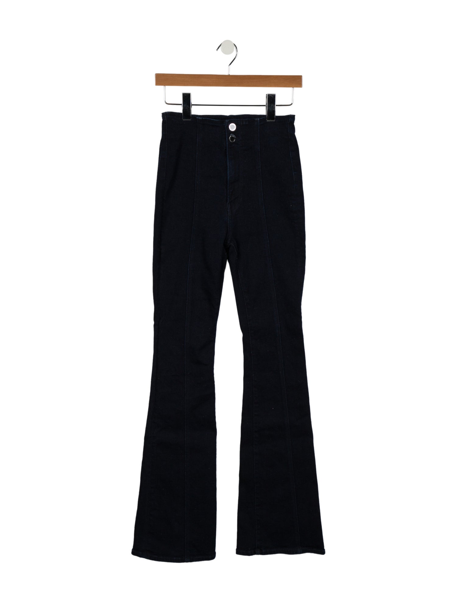 Veronica Beard High-Rise Wide Leg Jeans