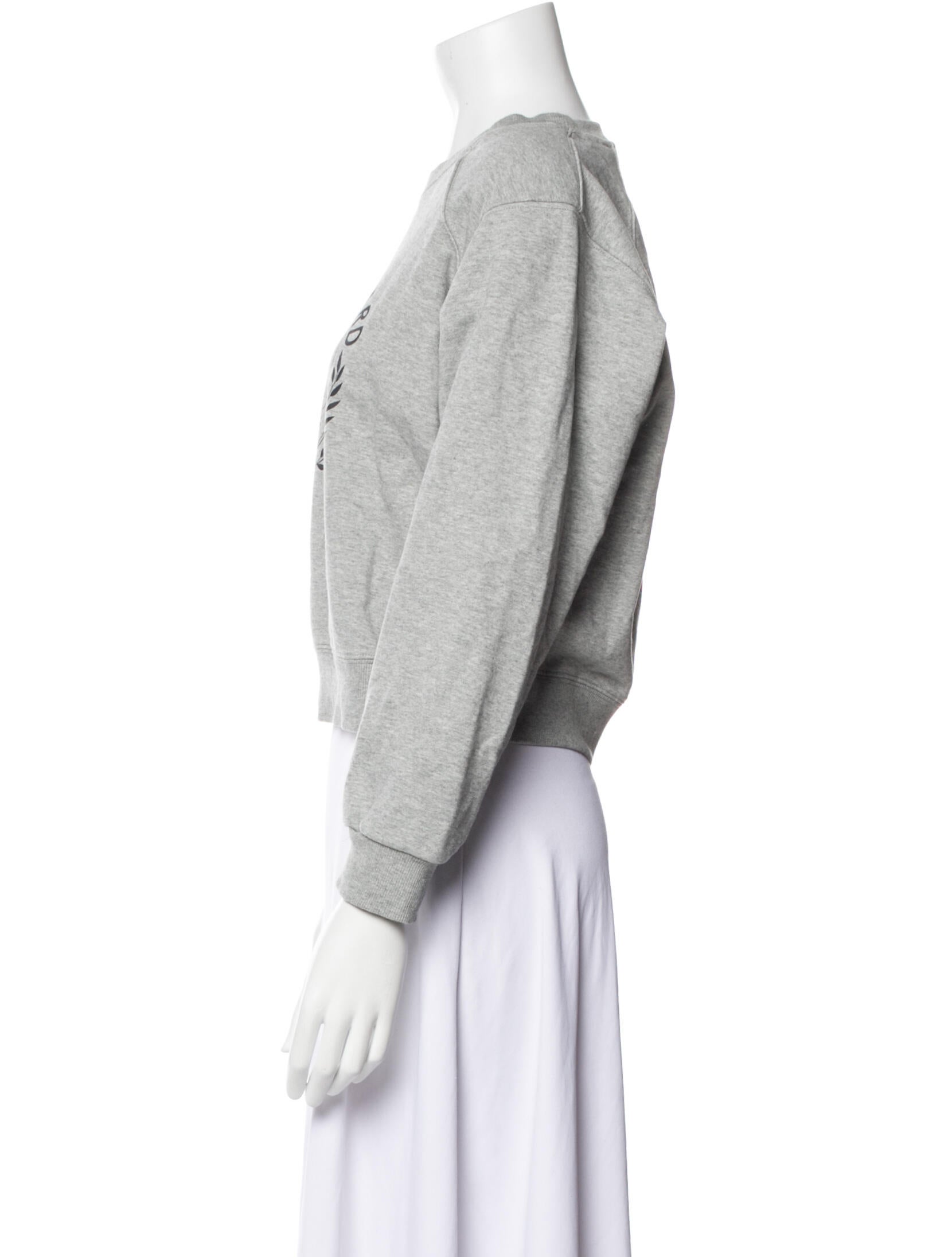 Veronica Beard Graphic Print Crew Neck Sweatshirt