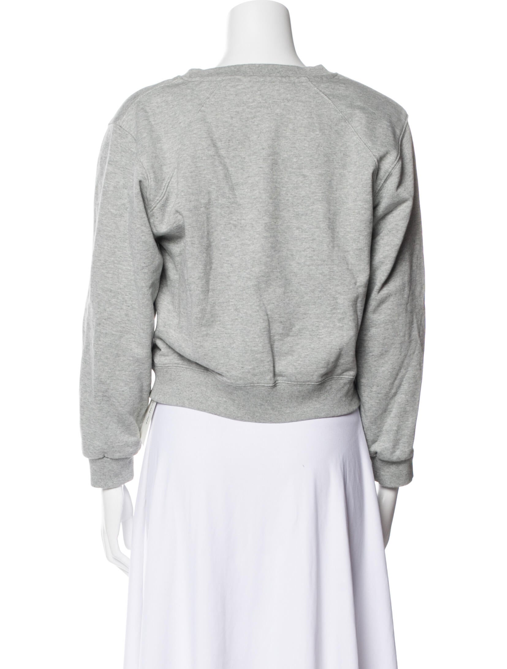 Veronica Beard Graphic Print Crew Neck Sweatshirt