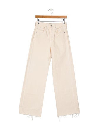 Veronica Beard High-Rise Wide Leg Jeans