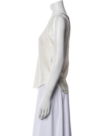 Veronica Beard Scoop Neck Sleeveless Top