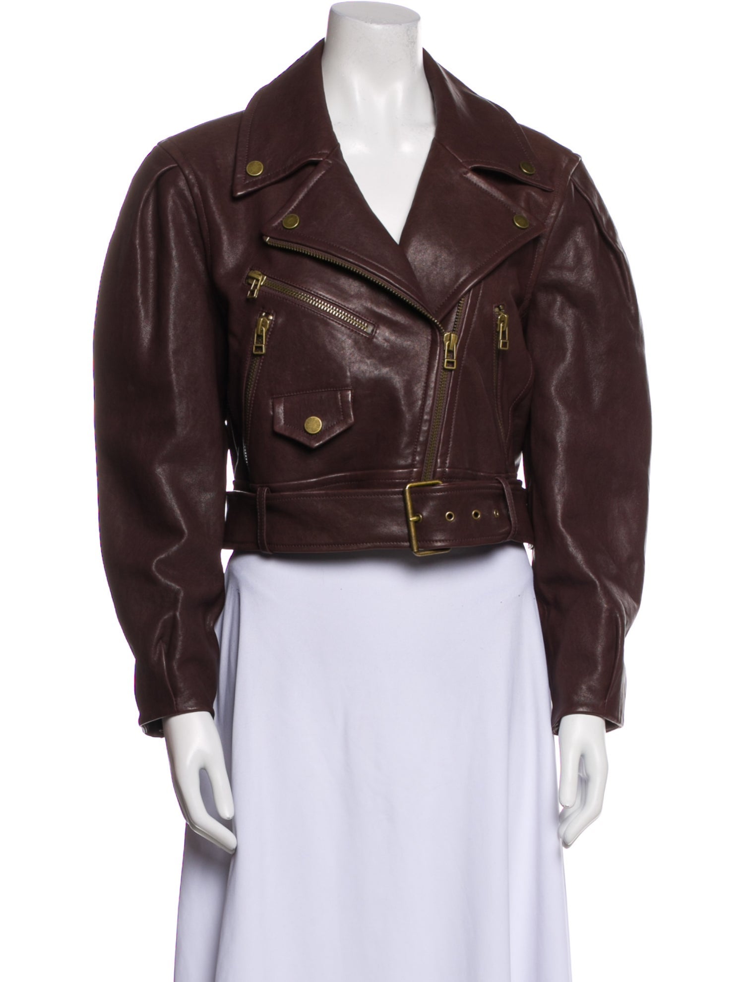 Veronica Beard Leather Biker Jacket