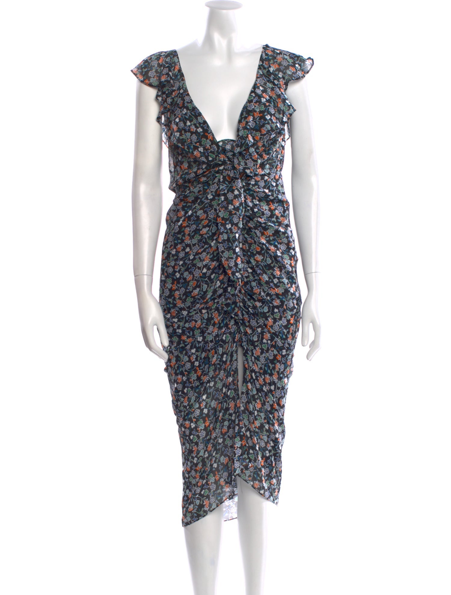 Veronica Beard Silk Midi Length Dress