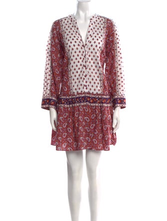 Veronica Beard Paisley Print Mini Dress