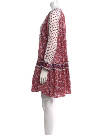 Veronica Beard Paisley Print Mini Dress