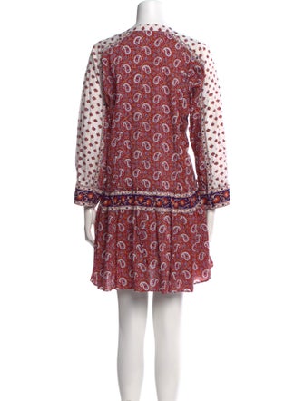 Veronica Beard Paisley Print Mini Dress