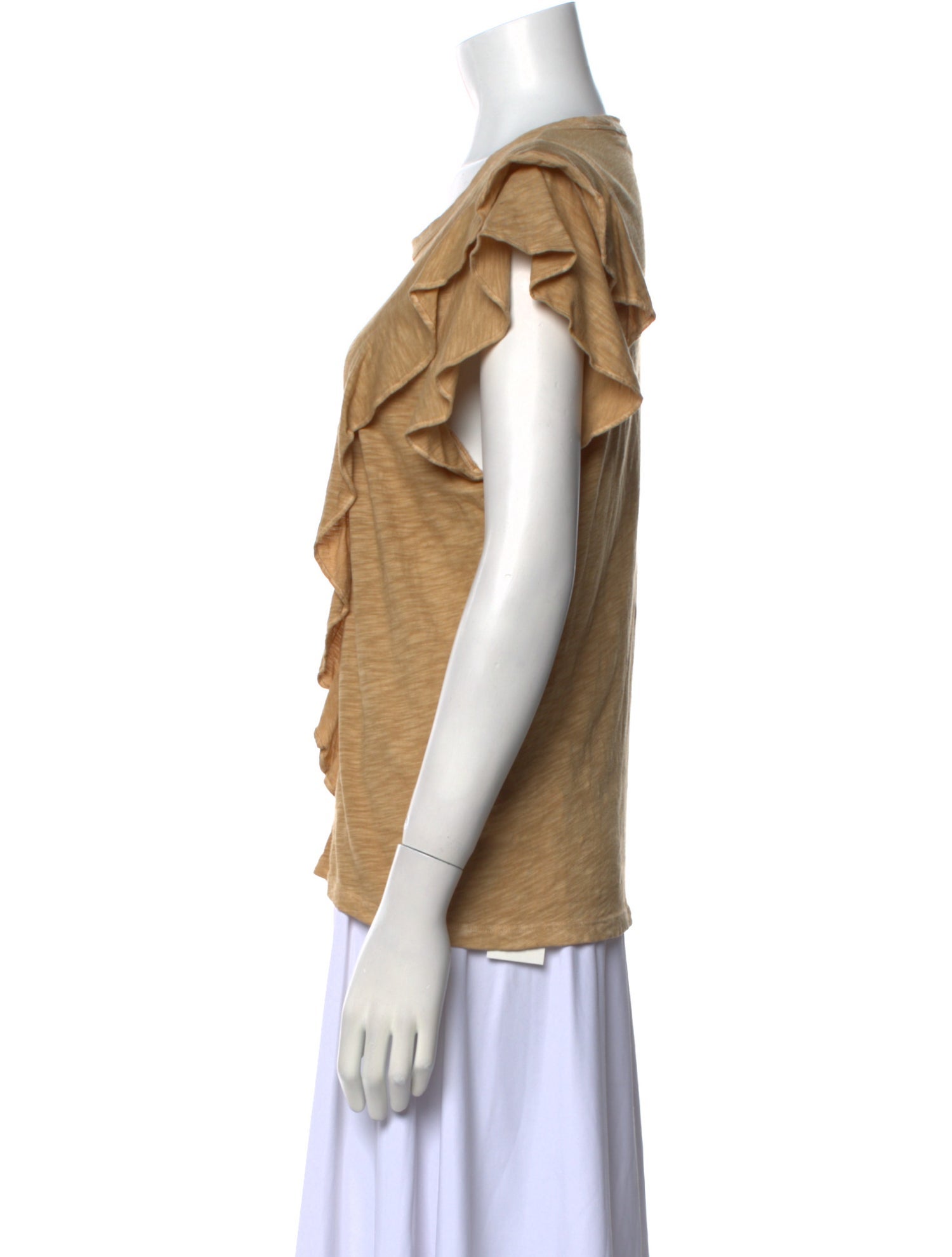 Veronica Beard Scoop Neck Short Sleeve T-Shirt