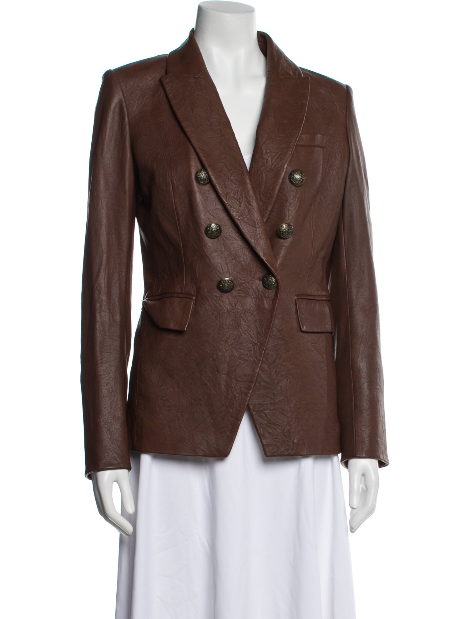 Veronica Beard Leather Blazer