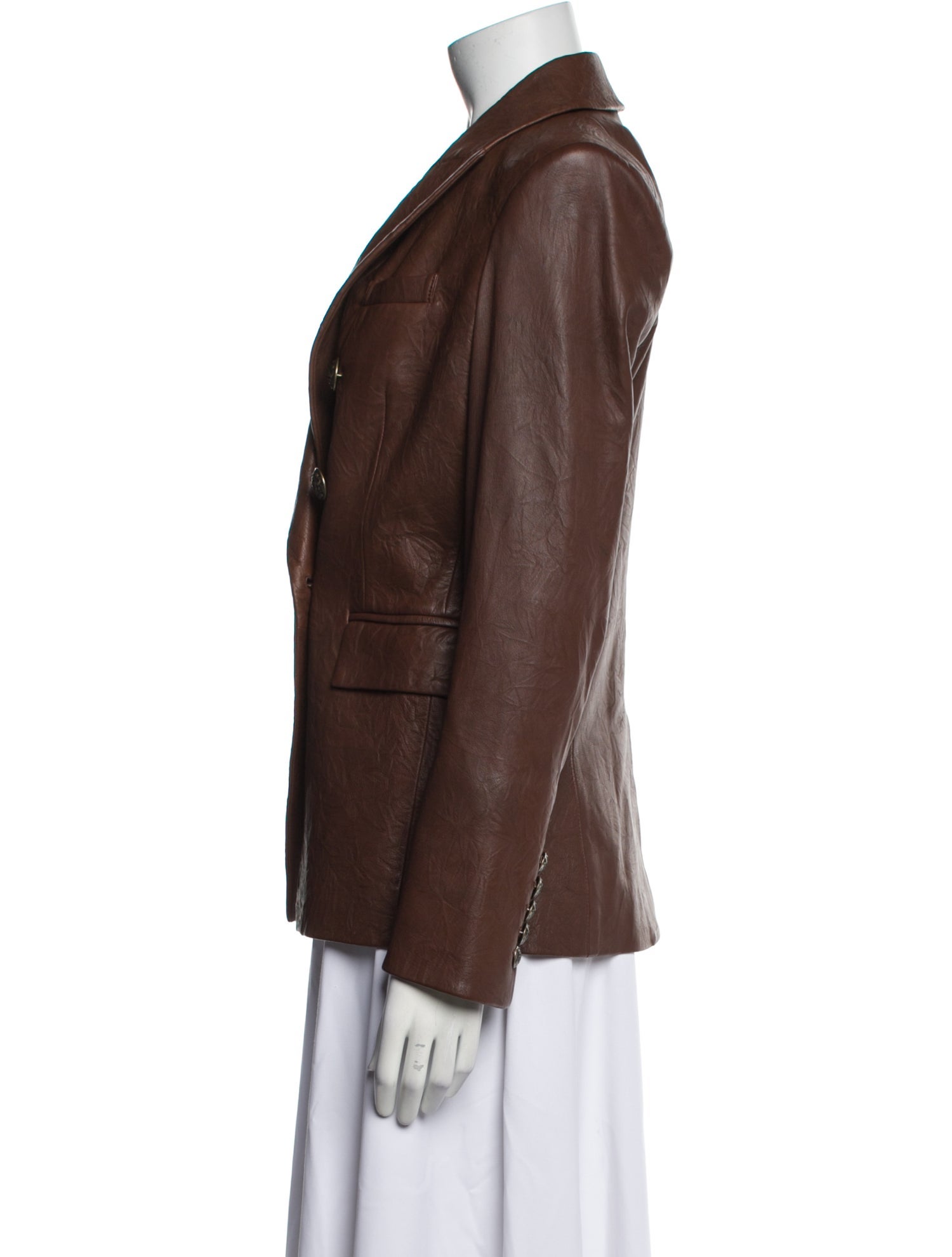 Veronica Beard Leather Blazer