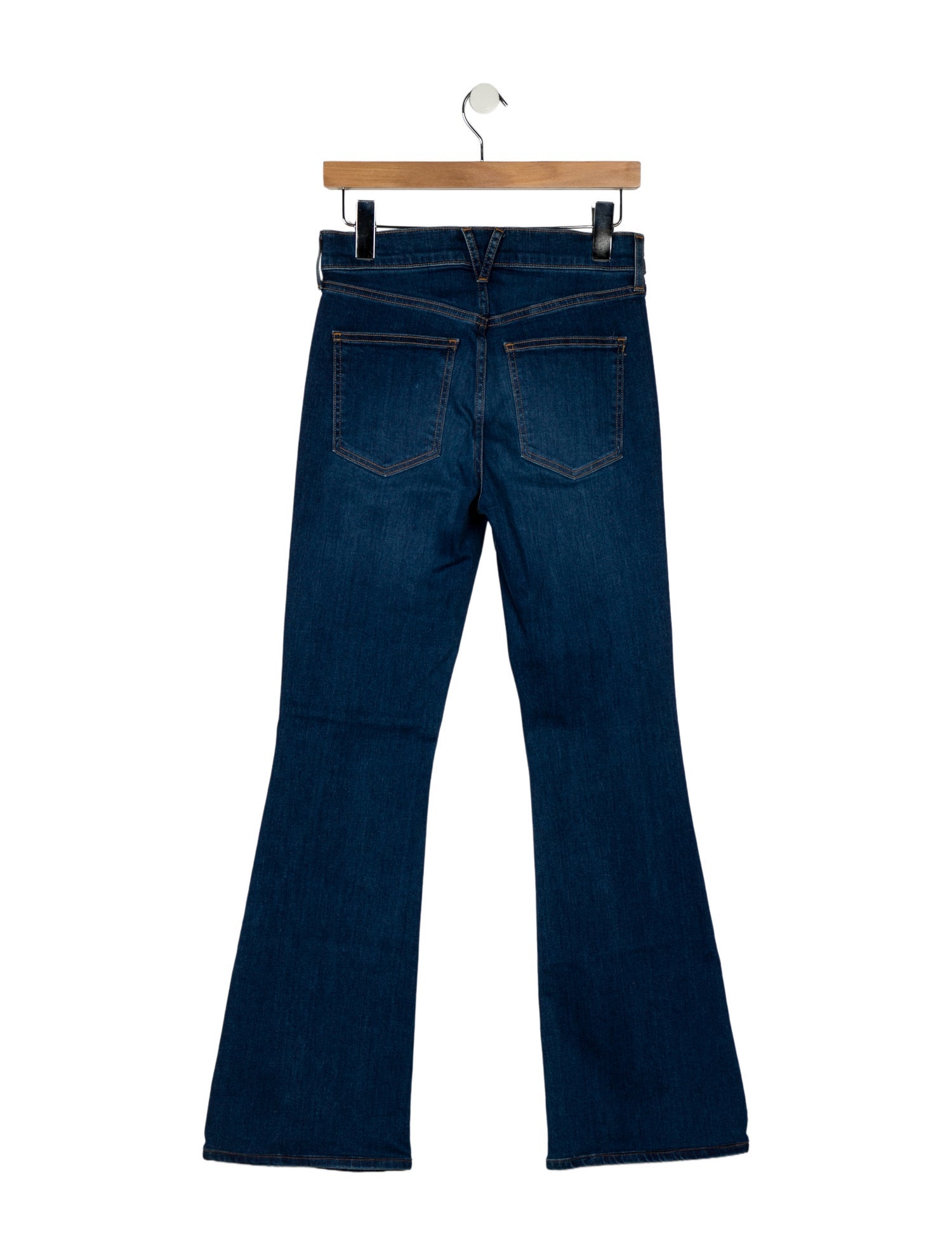 Veronica Beard Mid-Rise Wide Leg Jeans
