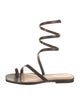 Veronica Beard Leather Gladiator Sandals