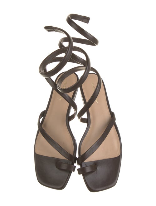 Veronica Beard Leather Gladiator Sandals