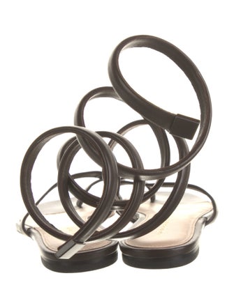 Veronica Beard Leather Gladiator Sandals