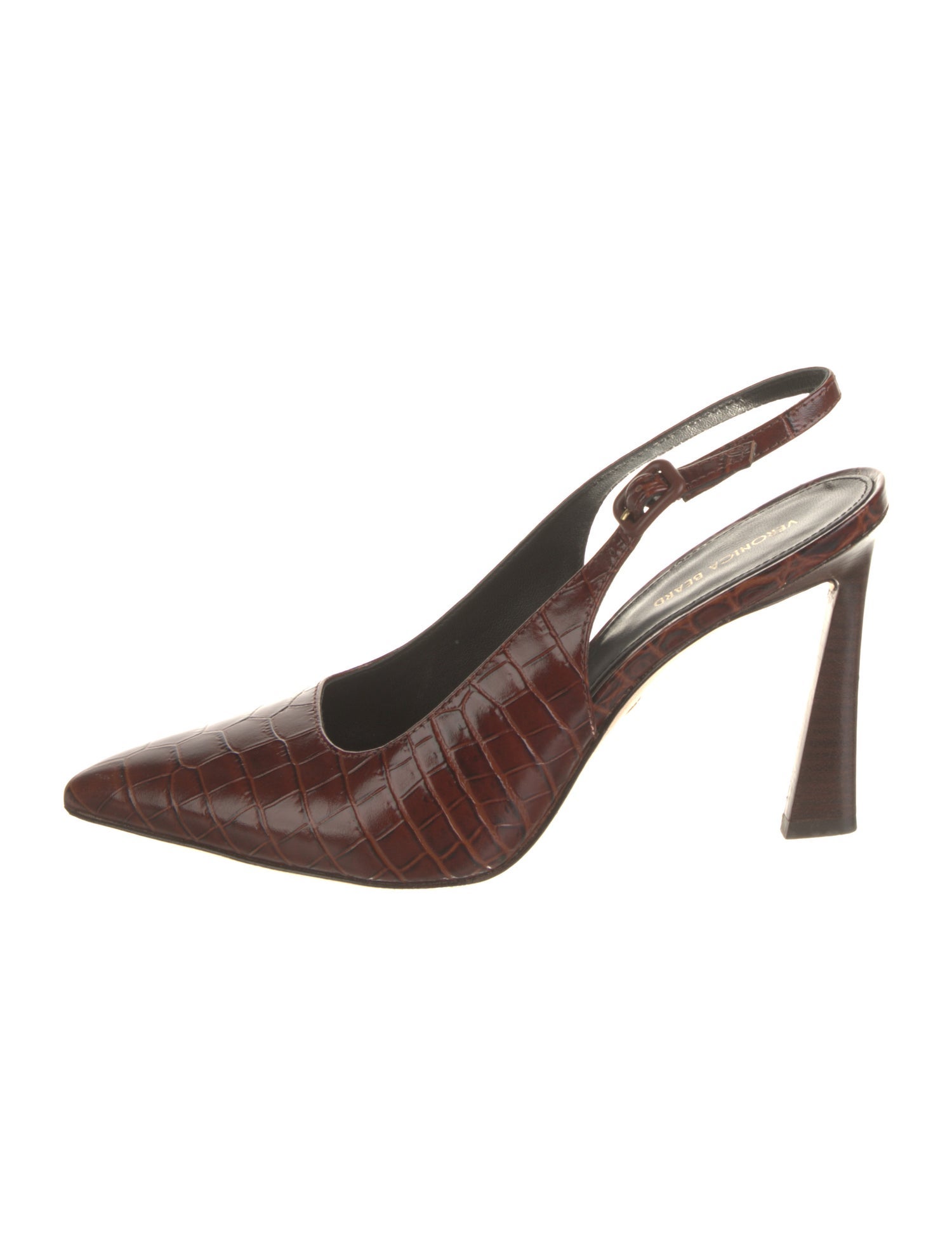 Veronica Beard Leather Slingback Pumps