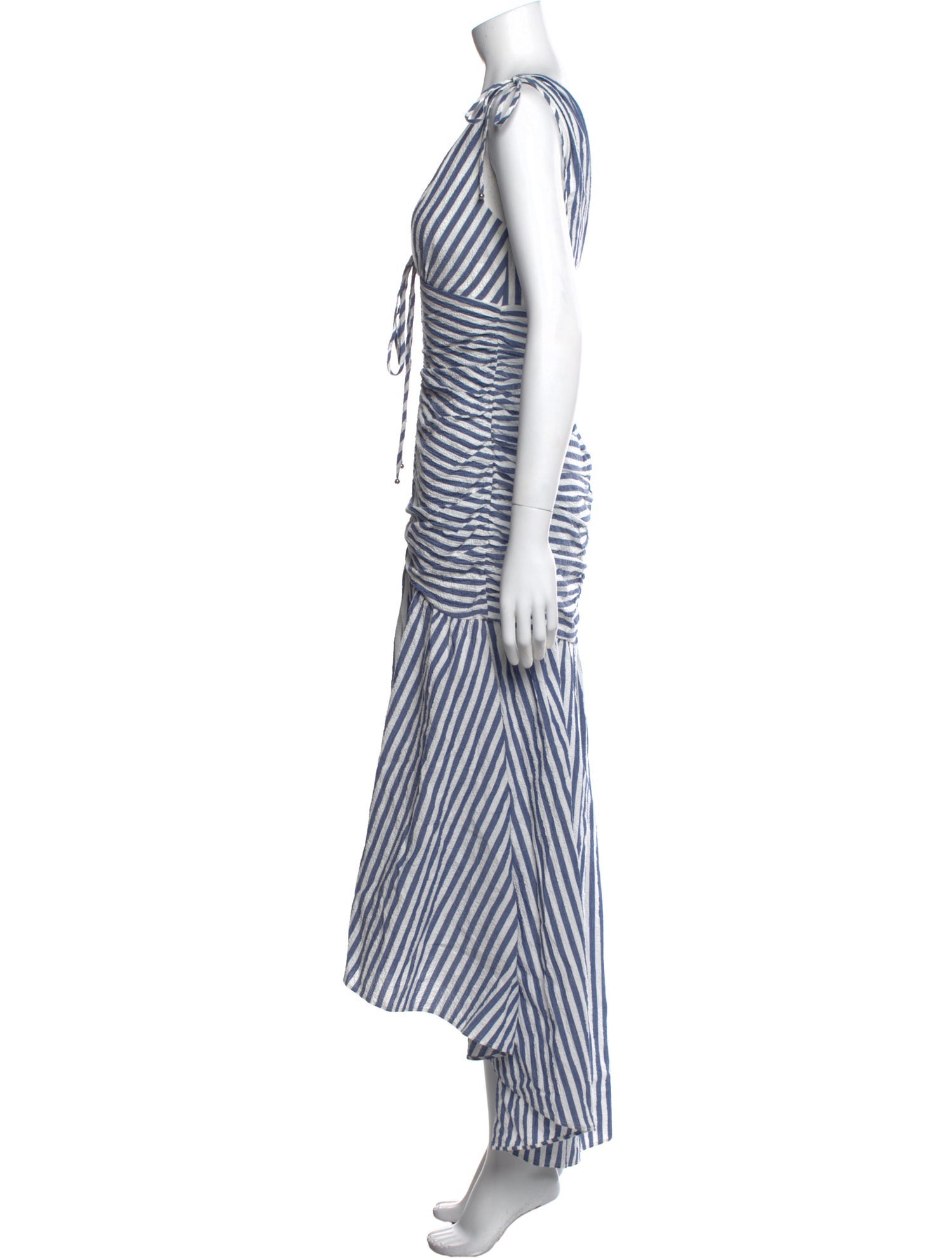 Veronica Beard Striped Long Dress
