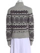Veronica Beard Printed Turtleneck Sweater