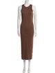 Veronica Beard Scoop Neck Long Dress