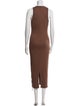 Veronica Beard Scoop Neck Long Dress