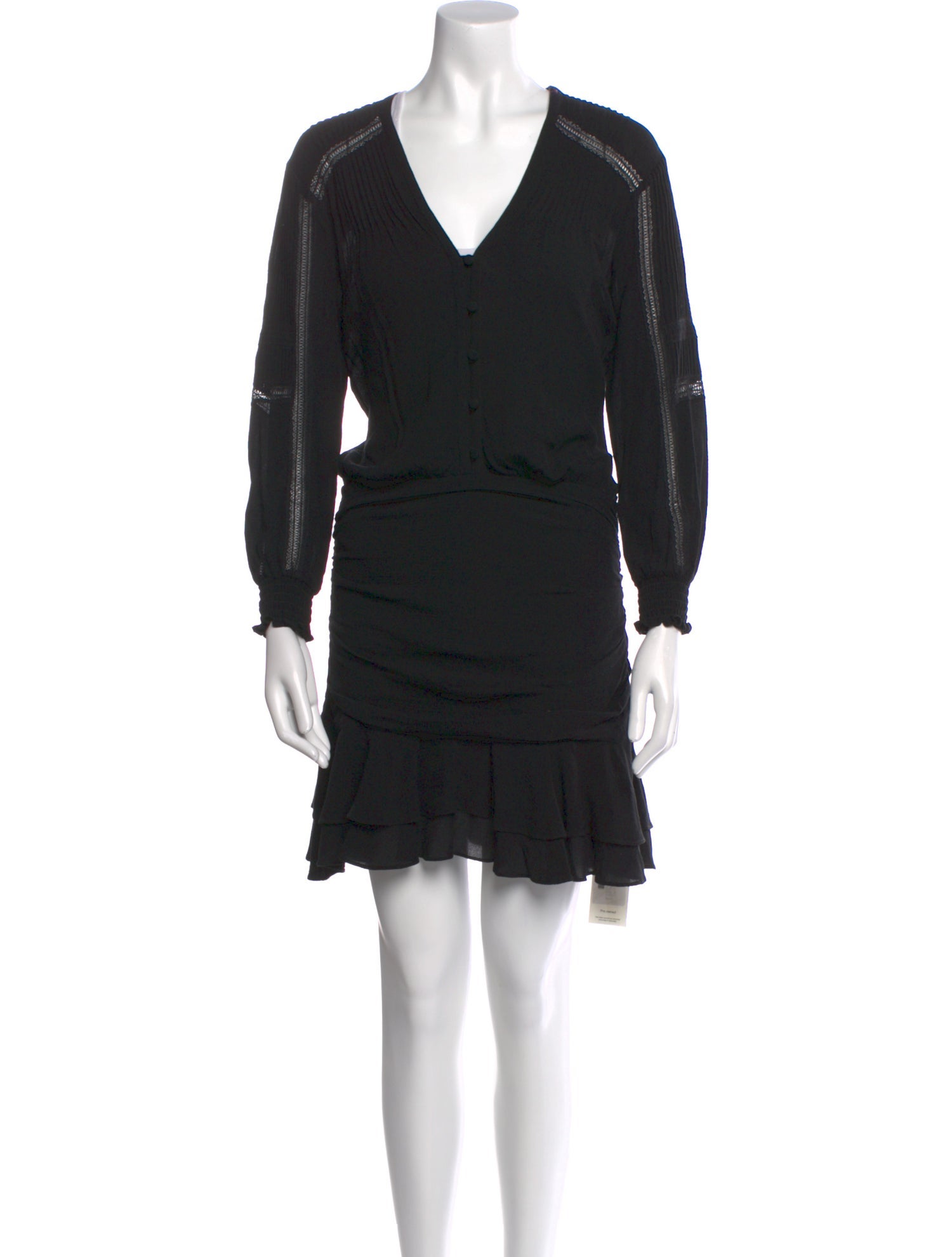 Veronica Beard V-Neck Knee-Length Dress