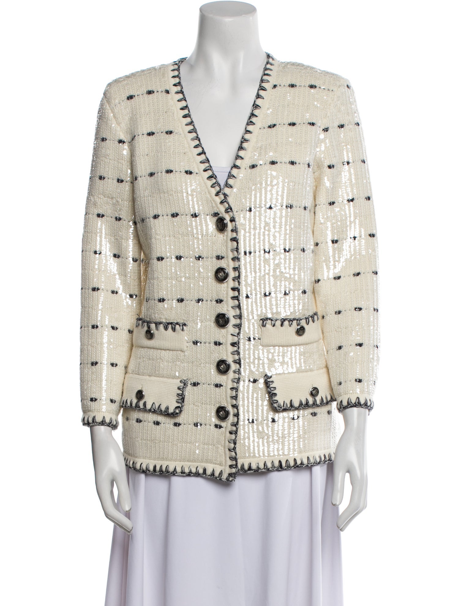 Veronica Beard Tweed Pattern Blazer