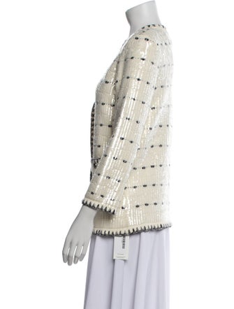 Veronica Beard Tweed Pattern Blazer