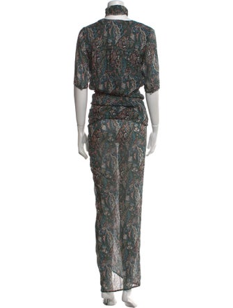 Veronica Beard Silk Long Dress