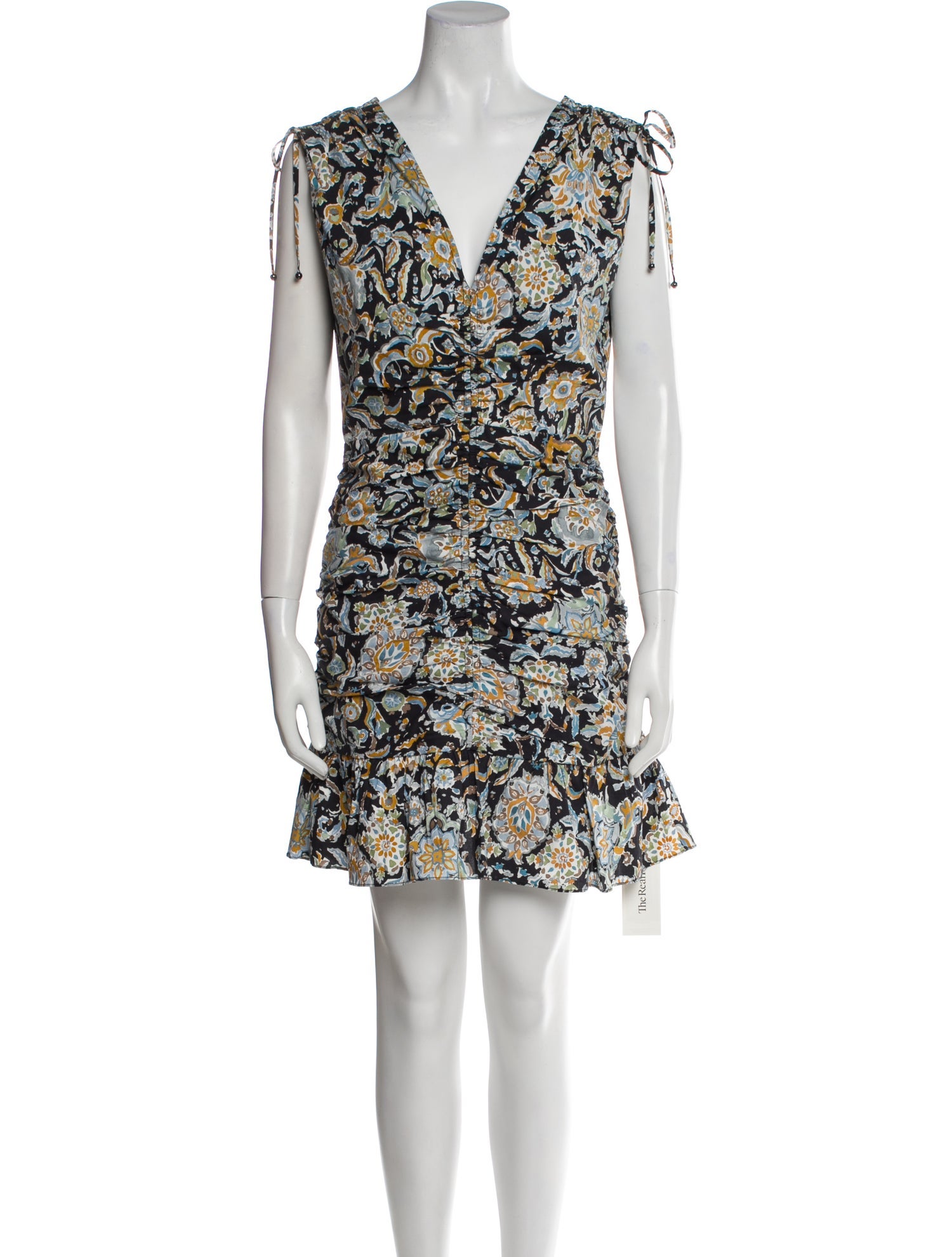 Veronica Beard Floral Print Mini Dress