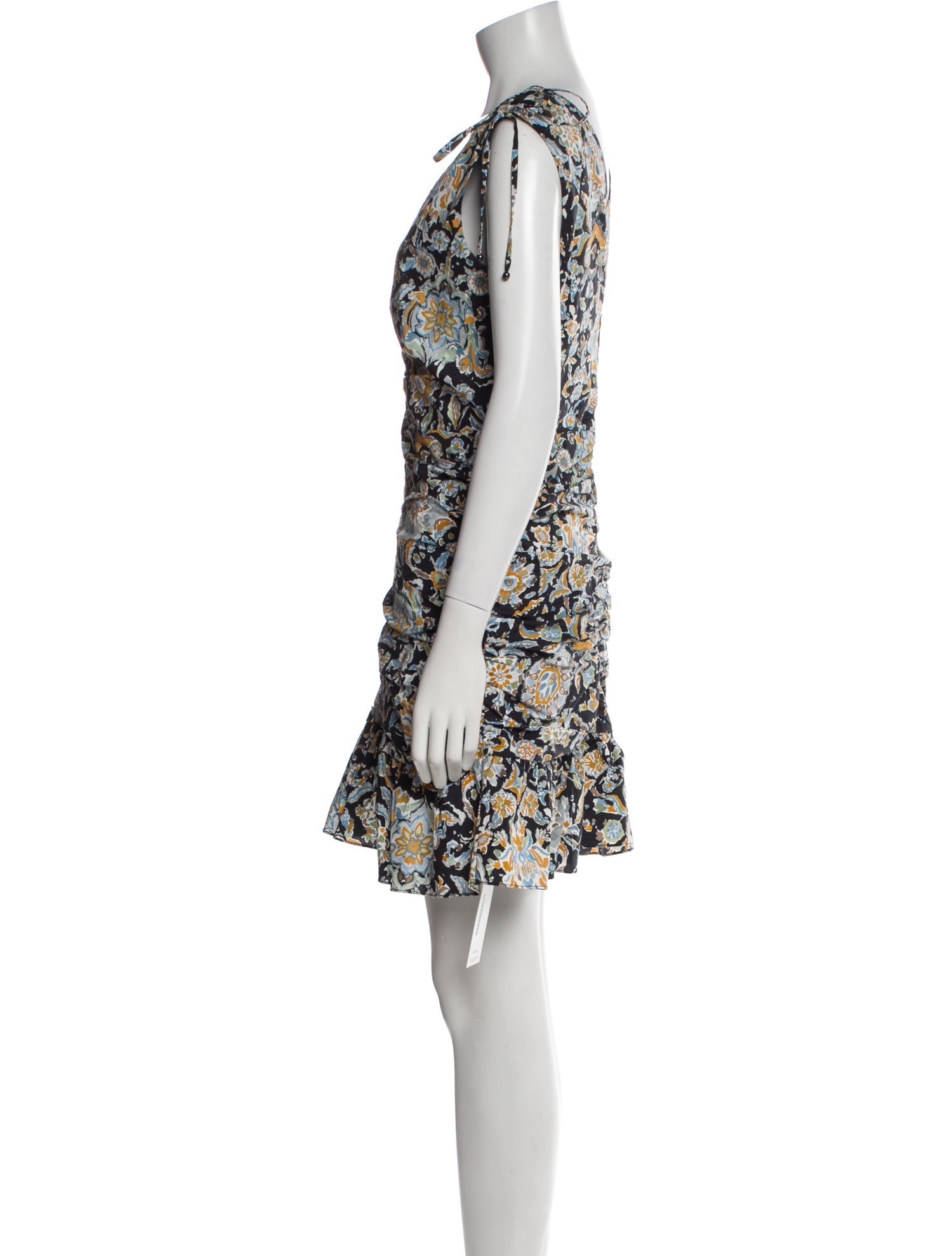 Veronica Beard Floral Print Mini Dress