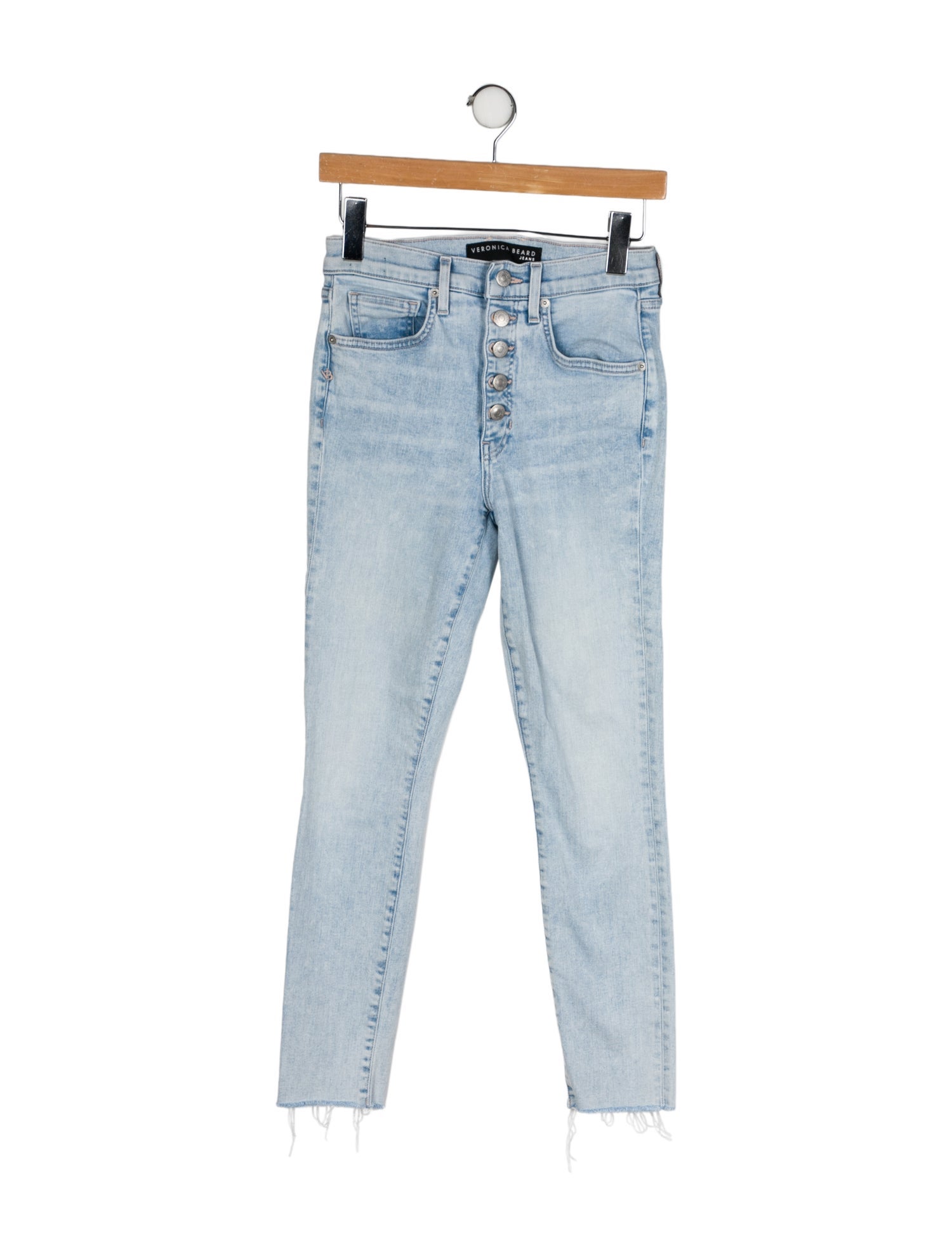 Veronica Beard Mid-Rise Skinny Leg Jeans