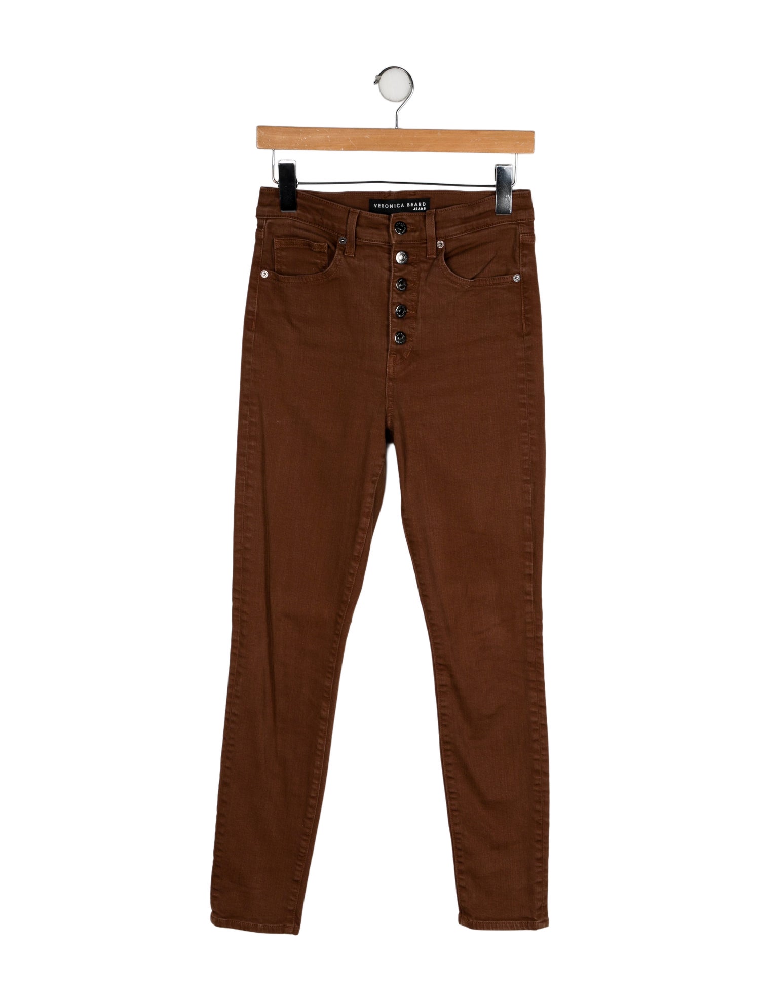 Veronica Beard Mid-Rise Skinny Leg Jeans